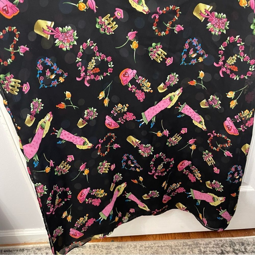 Vintage Impressions Flower & Polka Dot Layer Dress - Picture 4 of 14